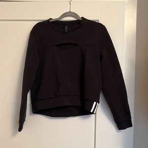 Adidas Crop Sweater in Large